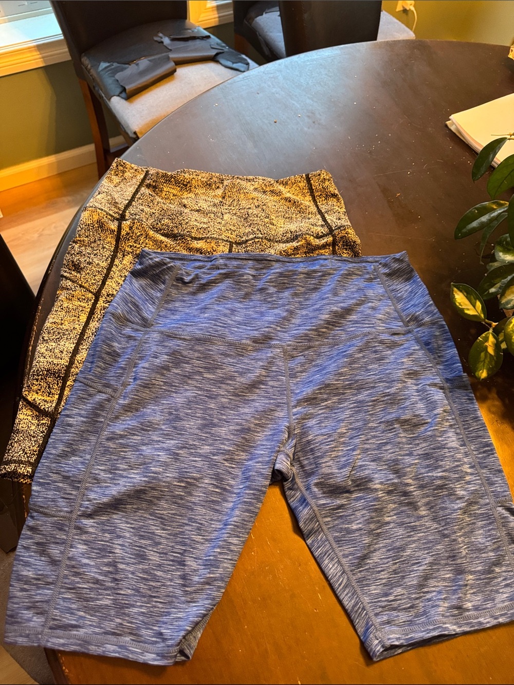 XL Random Set of Amazon Active Biker Shorts in Heather Blue and Grey